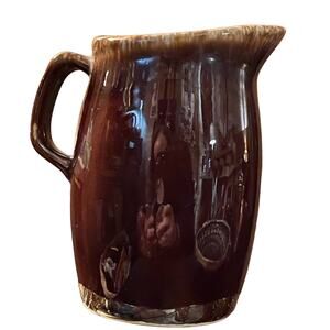 RARE FIND SMALL MEXICAN TERRA COTTA PITCHER SIGNED BY THE ARTIST ON BOTTOM